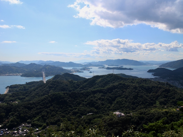 しまなみ海道、向島の高見山展望台