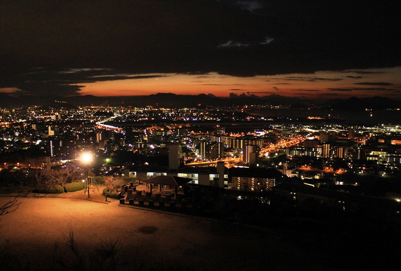 鈴が峰公園からの夜景