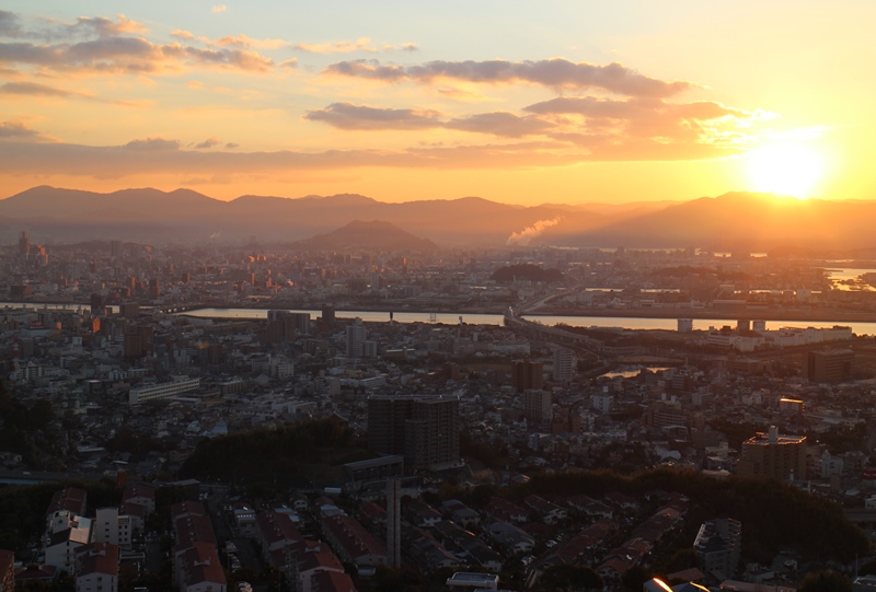 鈴が峰公園からの日の出