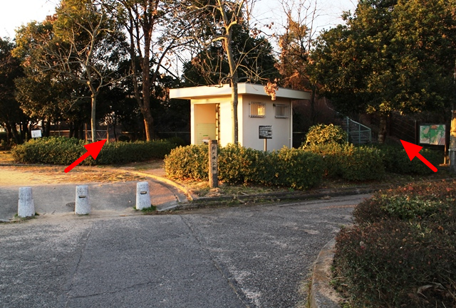 鈴が峰公園の入口