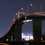 『広島はつかいち大橋』の夜景！勾配6％、広島のベタ踏み坂！！