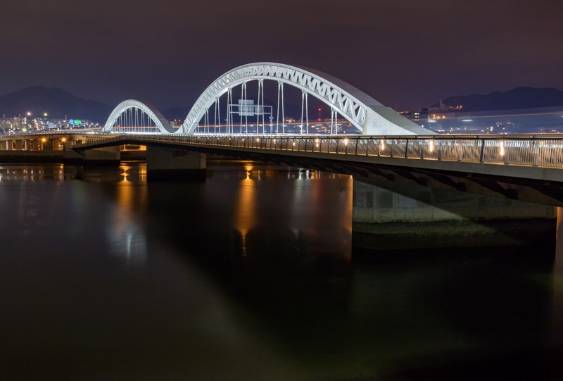 太田川大橋の夜景