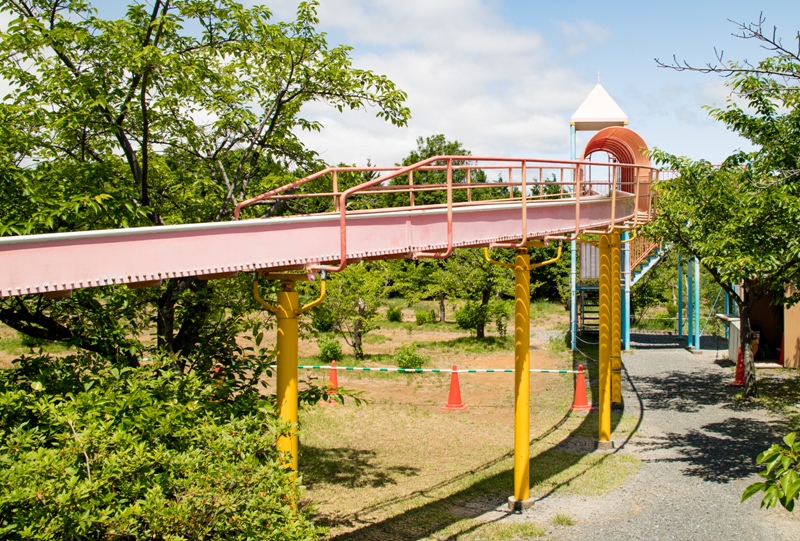 蜂ヶ峯総合公園、ローラーすべり台のスタート地点