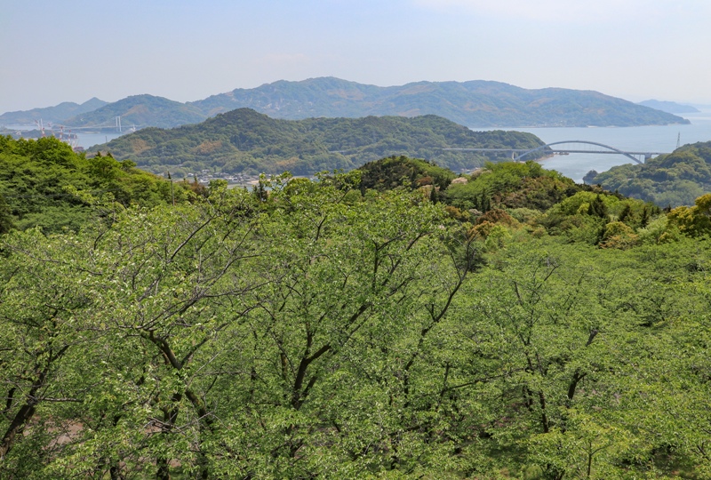 しまなみ海道、伯方島『開山公園』展望台からの眺め