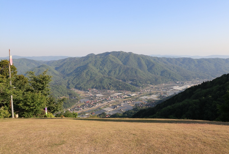 神ノ倉山公園、パラグライダー離陸場からの眺望