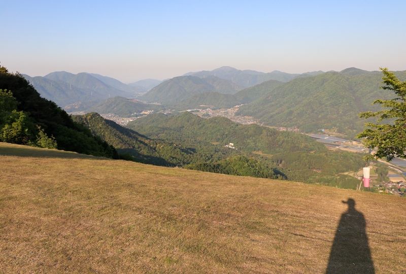 神ノ倉山公園、パラグライダー離陸場からの眺望