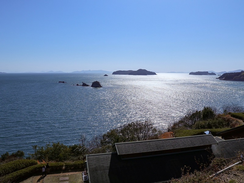 「であいの館 蒲刈」高台から瀬戸内海の眺望
