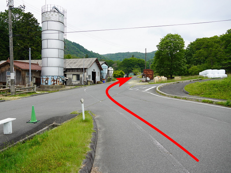 上ノ原牧場カドーレを通過してクロボヤ峡へ